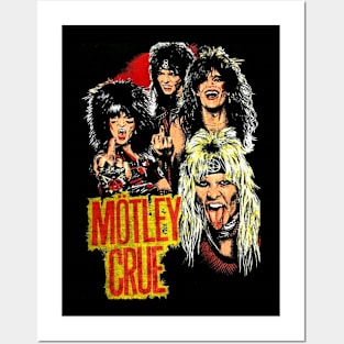 MOTLEY CRUE MERCH VTG Posters and Art